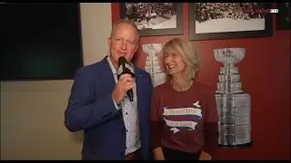 Kyle Keefe guesses whose mom is who for the Colorado Avalanche Players