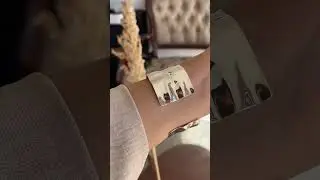 wide 925 silver cuff bracelet for women