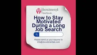 💼 Feeling discouraged during your job search? Stay motivated with these simple tips! 💪✨