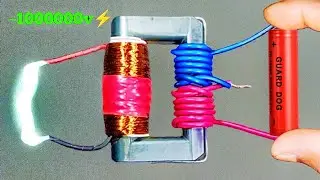 I have created 11 KVA high-power electricity with a CRT flyback transformer.