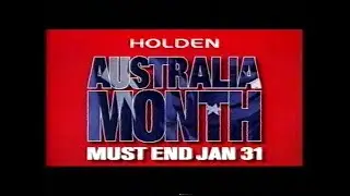Holden 'Australia Month BBQ' Ft. Commodore, Rodeo Australian TV Ads (January 2006)