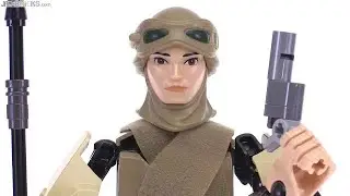 🔄 LEGO Star Wars Rey action figure review! 75113 re upload
