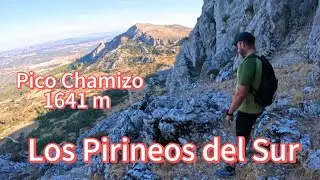 ASCENSO BESTIAL al Pico CHAMIZO 1641 m , Sierra del Jobo , Pirineos del Sur , sufrimiento y dureza 