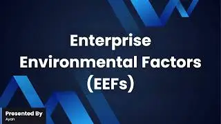 Enterprise Environmental Factors EEFs