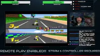 Retro Multiplayer is just that easy (Steam Retro Arch) Remote Play