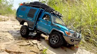 Land Cruiser LC70 (BRX01) Killerbody & rear bucket | 1/10 Scale RC Car Off-road | ASMR