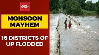 Monsoon Mayhem: Heavy Rainfall Continues In Uttar Pradesh, 16 Districts Flooded