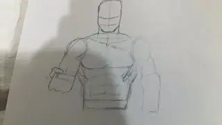 Real time drawing session red hood part one upper body construction