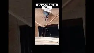 Bad contractors be like&hellip;.. #funny #roofs #reels #fails #construction