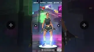 Lara Croft New Music Emotes PT 1 #fortnite #emote #laracroft #tombraider #videogames #shorts #music