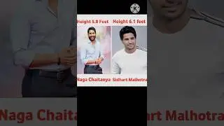Top 10 South Actors Vs Bollywood Actors Height Comparison | 🤯 #bollywoodactor #southactors #hieght