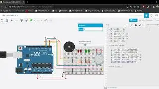 Fire Alarm Device using Arduino in Tinkercad | Gas Detector | Arduino UNO Project| Robotics for Kids