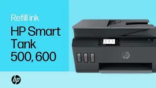 Refill ink in HP Smart Tank 500 and 600 printer series | HP Support