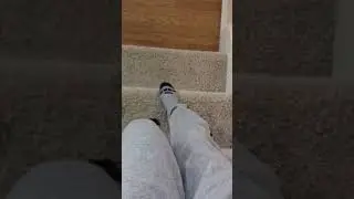 How to slide down stairs
