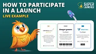How To Participate In a Launch (Live Example)