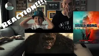 A 7 Year Old's Godzilla Vs Kong Official Trailer Reaction!