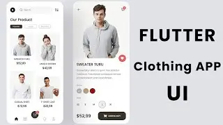FLUTTER Clothing APP UI