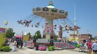 🐮🎈Wave Swinger at the 2018 Wisconsin State Fair