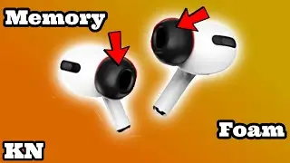 Memory Foam Eartips Made AirPods Pro fit!!