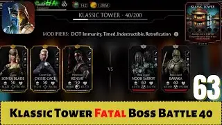 Klassic Tower Fatal: Boss Battle 40 Fight + Rewards |  MK Mobile 4.0 Gameplay Walkthrough 63