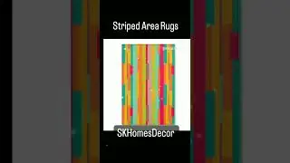 Striped Area Rugs for Living room 💯🔥 #etsy #fashion #arearug #carpet #blackrug #roundrug#stripedrug
