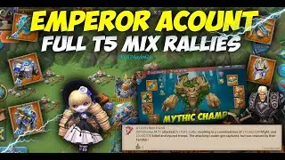 Lords Mobile &mdash; 5 предметов Emp 100% T5 Mix Rally против экипировки Mythic Champs! Как увеличить M...