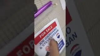 How to make a Real Estate sign using Laminated Vinyl and Aluminum