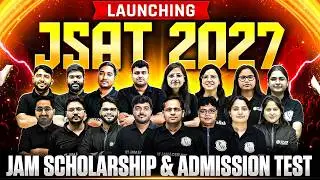 JSAT 2027 Launch | JAM Scholarship & Admission Test | Big Announcement