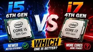 i5 6th Gen vs i7 4th Gen 😱 | Kaunsa CPU Best Hai 2026 Me?