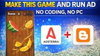 Make Fruit Cutting Game & Earn Money from Ads 💰 In Hindi