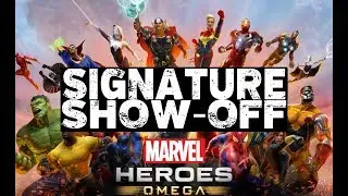 Marvel Heroes Omega - Signature Show-Off (Skill Animation)