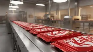 &ldquo;How KitKat Bars Are Made 🍫 | From Wafer to Chocolate Perfection&rdquo;