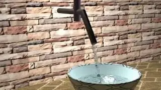 super spray in 3dmax with wind effect