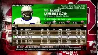 NCAA Football 09 - Recruiting