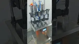 #perfume 4 Nozzles Semi automatic Perfume Filling Machine | Desktop Small Vacuum Filler