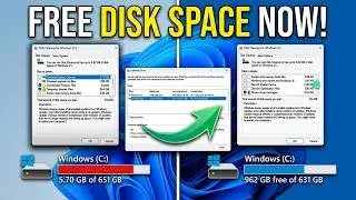 Очистите место на диске в Windows 11 БЕСПЛАТНО!