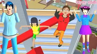 Yuta Main Challange Jembatan Merah Roboh🤣😱😈 | Sakura School Simulator | Happy Alicia