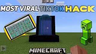 A Most Viral MINECRAFT TIKTOK Hack #short #shortvideo #minecraft