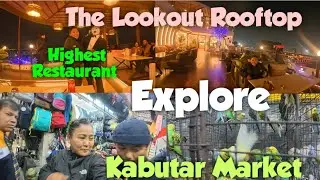 Explore Kabutar Market & New Restaurant in M.T || The Lookout Rooftop || Delhi ||Tibetanvlogger || 