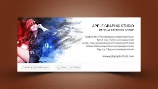 Facebook Group Cover Photo Design & Size 2018 - Photoshop Tutorial