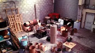 100% Walnut Kit by North custom drums