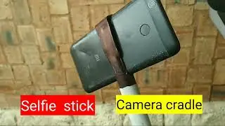 DIY  PVC Smartphone Tripod Mount / cradle