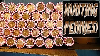 Coin Roll Hunting Pennies!  How many Wheat Cents can we find?