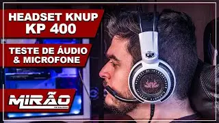 HEADSET KNUP KP 400 | UNBOXING E OPINIÃO | TESTE DE ÁUDIO E MICROFONE