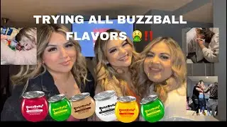 TRYING ALL (most)  BUZZBALL FLAVORS CHALLENGE