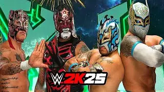 WWE 2K25 The Lucha Bros vs The Lucha Dragons - TLC Match - PS5 Gameplay