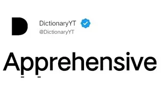 Apprehensive Meaning in English