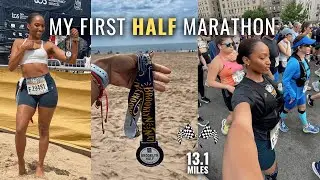 I RAN MY FIRST HALF MARATHON | Brooklyn Half 2025 Vlog