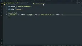 Javascript Template Literal (Bangla) || js ES6 || Bangla Tutorial