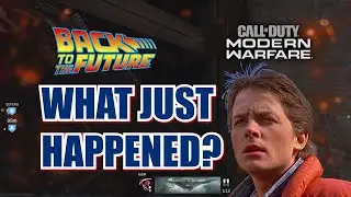 Back to the Future on Modern Warfare - Weird GLITCH happens that DOESN'T make sense, Enemy CHEATING?